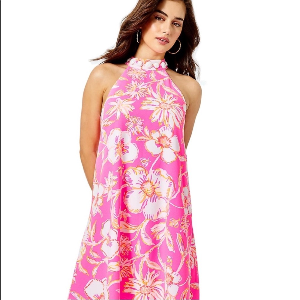 Lilly Pulitzer‎ Alli Halter Swing Dress Sz XL